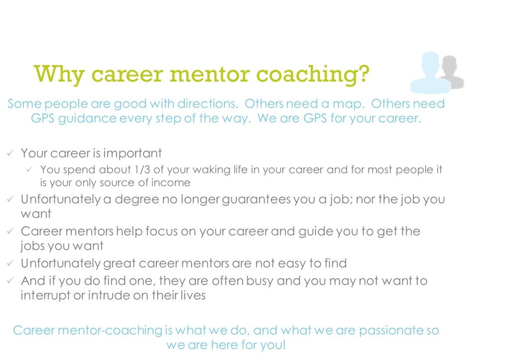00 Why career mentor coaching