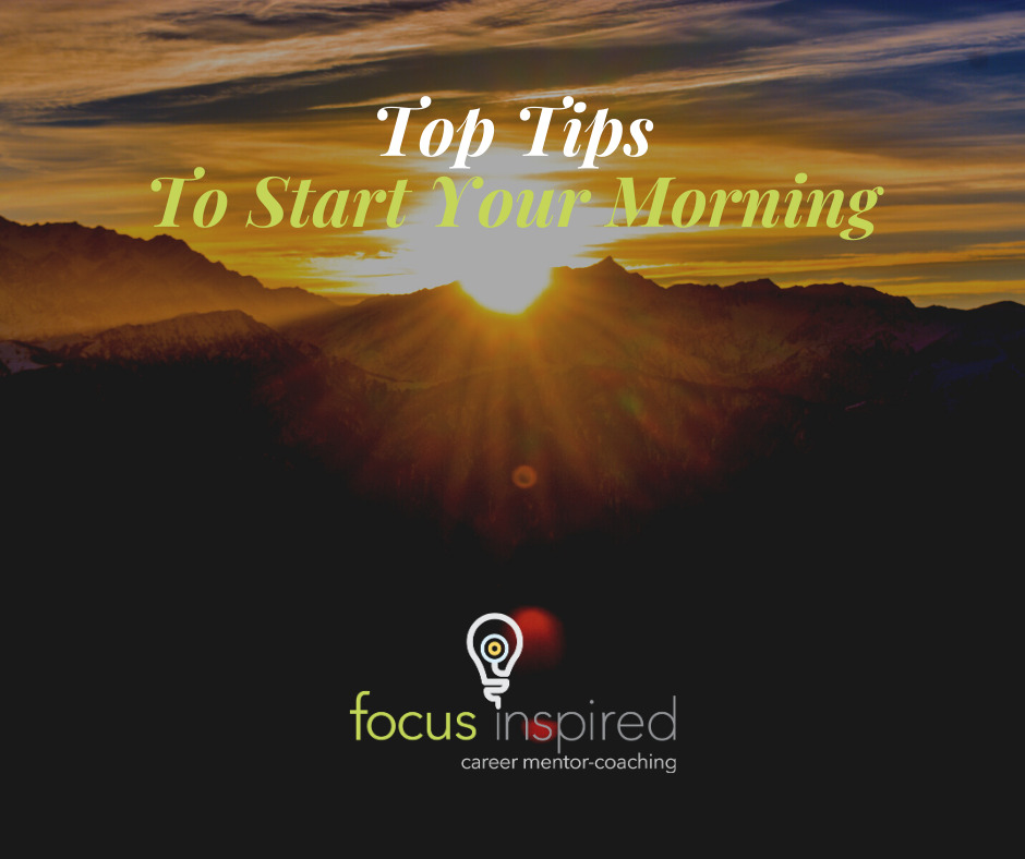 Title Card - Top Tips To Start Your Morning