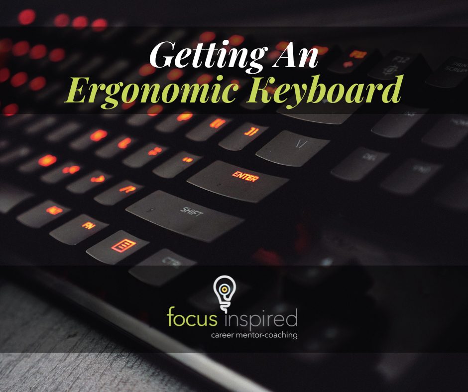 Title Card - Getting An Ergonomic Keyboard